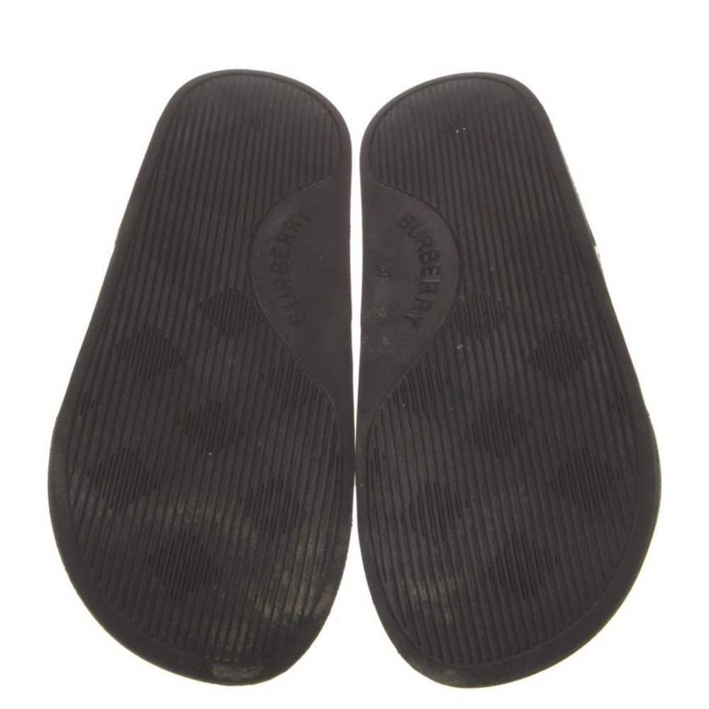 Burberry plaid print rubber slides. - Picture 5 of 5